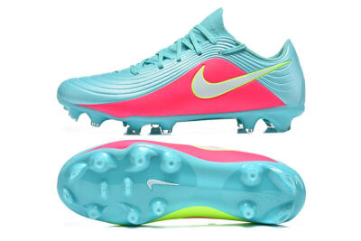 Nike Tiempo Legend 11 Elite FG Firm Ground Soccer Cleats - Aqua/Coral Glow/Neon Lime