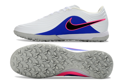 Nike Tiempo Legend 11 Elite TF Artificial Turf Soccer Shoes - White/Electric Blue/Fuchsia Pink