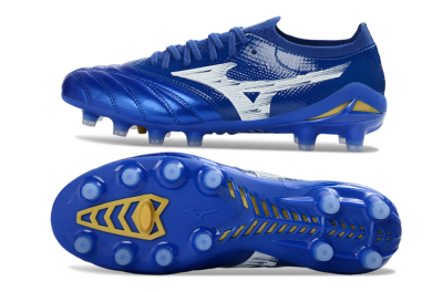 Mizuno Morelia Neo 3 FG Firm Ground Soccer Cleats - Blue/Electric Blue/White