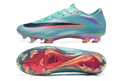Nike Air Zoom Mercurial Superfly 11 Elite FG Firm Ground Soccer Cleats - Aqua/Iridescent Blue/Coral Glow