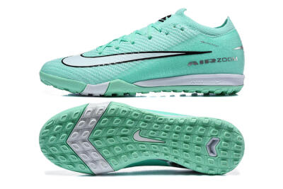 Nike Air Zoom Mercurial Vapor 17 Elite TF Artificial Turf Soccer Shoes - Mint/Aqua Breeze/Soft Green