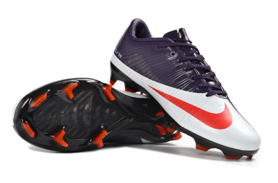 Nike CR7 Mercurial Superfly RGN FG Firm Ground Soccer Cleats - Purple/Crimson Red/Metallic Silver