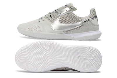 Nike Street Gato IC Indoor & Futsal Soccer Shoes - Gray/Silver Mist/Shadow Gray