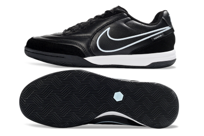 Nike Tiempo Streetgato Prm IC Indoor & Futsal Soccer Shoes - Black/Midnight Black/Skyline White