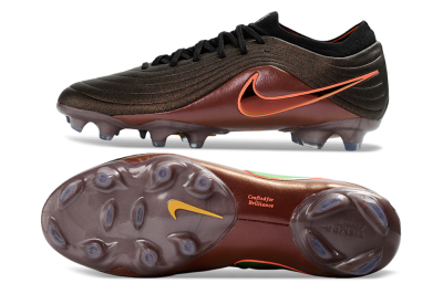 Nike United Tiempo Maestro Elite FG Firm Ground Soccer Cleats - Brown/Copper Bronze/Dark Black