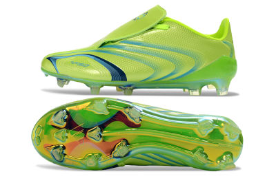 Adidas F50 Tunit Elite FG Firm Ground Soccer Cleats - Lime/Electric Green/Deep Blue