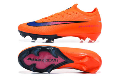 Nike Air Zoom Mercurial Vapor 16 Elite FG Firm Ground Soccer Cleats - Orange/Electric Orange/Deep Blue
