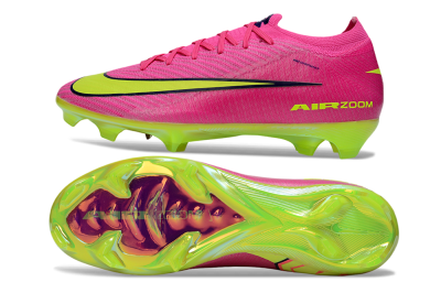 Nike Air Zoom Mercurial Vapor 16 Elite FG Firm Ground Soccer Cleats - Pink/Lime Green/Hot Pink