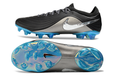 Nike Tiempo Legend 11 Elite FG Firm Ground Soccer Cleats - Black/Silver/Blue