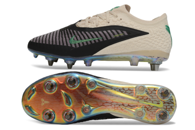 Nike Phantom 6 Elite Low SG Soft Ground Soccer Cleats - Beige/Sanddrift/Black
