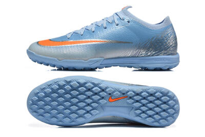 Nike Air Zoom Mercurial Vapor 17 Elite TF Artificial Turf Soccer Shoes - Blue/University Blue/Bright Crimson