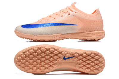 Nike Air Zoom Mercurial Vapor 17 Elite TF Artificial Turf Soccer Shoes - Orange/Peach/Royal Blue