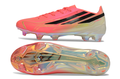 Adidas F50 Elite FG Firm Ground Soccer Cleats - Pink/Solar Pink/Iridescent White