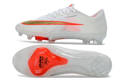 Nike Air Zoom Mercurial Superfly 11 Elite FG Firm Ground Soccer Cleats - White/Metallic Gold/Bright Crimson