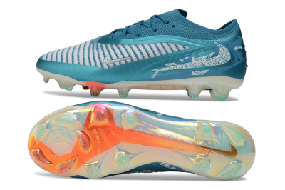 Nike Phantom 6 Elite Low FG Firm Ground Soccer Cleats - Blue/Baltic Blue/White