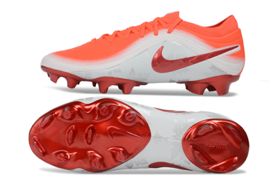 Nike United Tiempo Maestro Elite FG Firm Ground Soccer Cleats - Orange/Bright Crimson/Metallic Silver