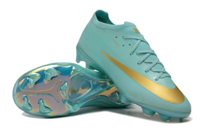 Nike Air Zoom Mercurial Vapor 17 Elite FG Firm Ground Soccer Cleats - Turquoise/Tropical Teal/Metallic Gold