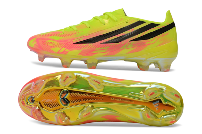 Adidas F50 Hyperfast Elite FG Firm Ground Soccer Cleats - Yellow/Solar Yellow/Black