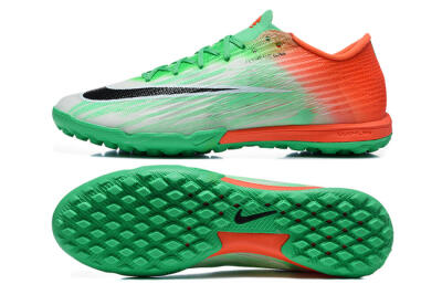Nike Air Zoom Mercurial Superfly 11 Elite TF Artificial Turf Soccer Shoes - Green/Electric Green/Total Orange