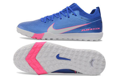 Nike Air Zoom Mercurial Vapor 16 Pro TF Artificial Turf Soccer Shoes - Blue/Baltic Blue/Pink Blast