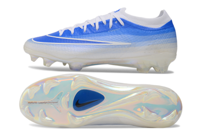 Nike Air Zoom Mercurial Vapor 17 Elite FG Firm Ground Soccer Cleats - Blue/Photo Blue/White