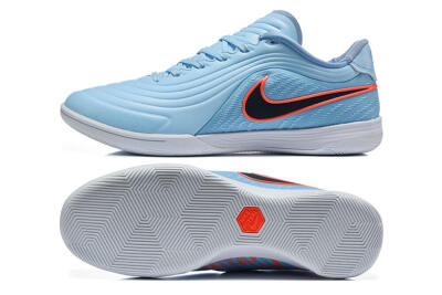 Nike Tiempo Street Gato IC Indoor & Futsal Soccer Shoes - Blue/Baltic Blue/Bright Crimson