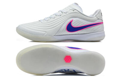 Nike Tiempo Street Gato IC Indoor & Futsal Soccer Shoes - White/Hyper Royal/Hyper Pink