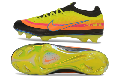 Nike Air Zoom Mercurial Vapor 17 Elite FG Firm Ground Soccer Cleats - Yellow/Volt/Black/Bright Orange