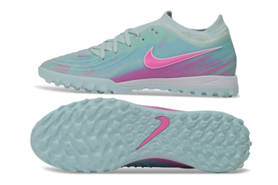 Nike Phantom GX 2 Elite TF Artificial Turf Soccer Shoes - Turquoise/Aurora Green/Hyper Pink
