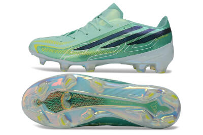 Adidas F50 Hyperfast Elite FG Firm Ground Soccer Cleats - Green/Mint/Dark Blue