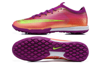 Nike Air Zoom Mercurial Vapor 17 Elite TF Artificial Turf Soccer Shoes - Purple/Berry/Volt