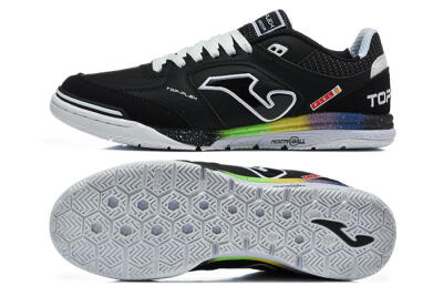 Joma Top Flex IC Indoor & Futsal Soccer Shoes - Black/Black/Multicolor