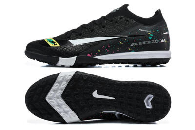 Nike Air Zoom Mercurial Vapor 16 Elite TF Artificial Turf Soccer Shoes - Black/Black/Multicolor