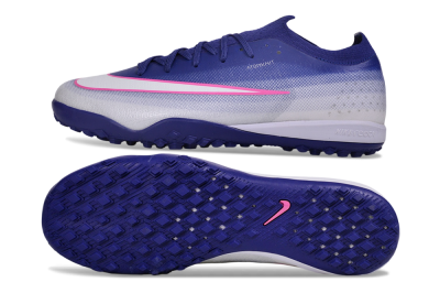 Nike Air Zoom Mercurial Vapor 17 Elite TF Artificial Turf Soccer Shoes - Blue/Deep Royal Blue/Hyper Pink