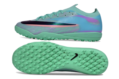 Nike Air Zoom Mercurial Vapor 17 Elite TF Artificial Turf Soccer Shoes - Green/Mint Foam/Psychic Purple