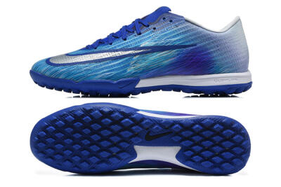 Nike Air Zoom Mercurial Superfly 11 Elite TF Artificial Turf Soccer Shoes - Blue/Photo Blue/Metallic Silver