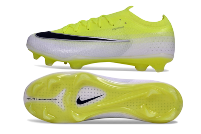 Nike Air Zoom Mercurial Vapor 17 Elite FG Firm Ground Soccer Cleats - Yellow/Volt/White
