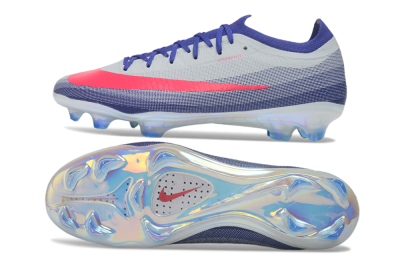 Nike Air Zoom Mercurial Vapor 17 Elite FG Firm Ground Soccer Cleats - Grey/Platinum Tint/Hyper Pink