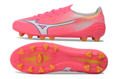 Mizuno Alpha 3 FG Firm Ground Soccer Cleats - Pink/Bright Pink/White