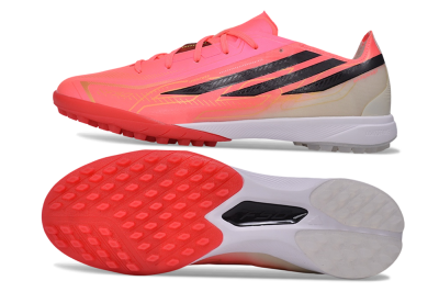 Adidas F50 Hyperfast Pro TF Artificial Turf Soccer Shoes - Pink/Solar Pink/Cloud White