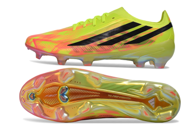 Adidas F50 Hyperfast Elite FG Firm Ground Soccer Cleats - Yellow/Solar Yellow/Lucid Pink