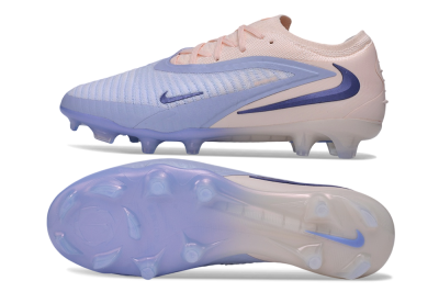 Nike Phantom 6 Elite Low AG Artificial Grass Soccer Cleats - Purple/Pastel Lavender/Peach Dust