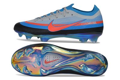 Nike Air Zoom Mercurial Vapor 17 Elite FG Firm Ground Soccer Cleats - White/Brilliant White/Laser Blue