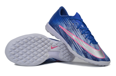 Nike Air Zoom Mercurial Superfly 11 Elite TF Artificial Turf Soccer Shoes - Blue/Royal Blue/Metallic Silver