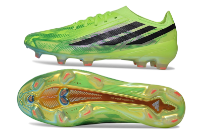 Adidas F50 Hyperfast Elite FG Firm Ground Soccer Cleats - Green/Solar Lime/Core Black