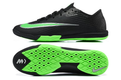 Nike Air Zoom Mercurial Superfly 11 Elite IC Indoor & Futsal Soccer Shoes - Black/Black/Electric Green