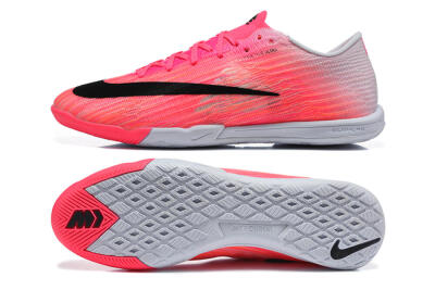 Nike Air Zoom Mercurial Superfly 11 Elite IC Indoor & Futsal Soccer Shoes - Pink/Hyper Pink/Metallic Silver