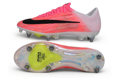 Nike Air Zoom Mercurial Superfly 11 Elite SG Soft Ground Soccer Cleats - Pink/Sunset Pink/Electric White
