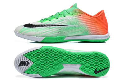 Nike Air Zoom Mercurial Superfly 11 Elite IC Indoor & Futsal Soccer Shoes - Green/Electric Green/Bright Mango