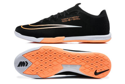 Nike Air Zoom Mercurial Superfly 11 Elite IC Indoor & Futsal Soccer Shoes - Black/Black/Bright Orange